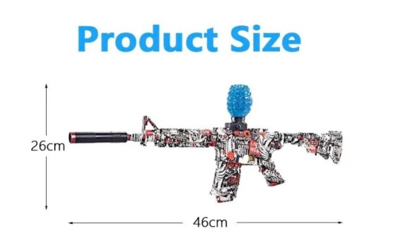 Toylura M4 Crystal Bullet Blaster Toy Gun for Kids